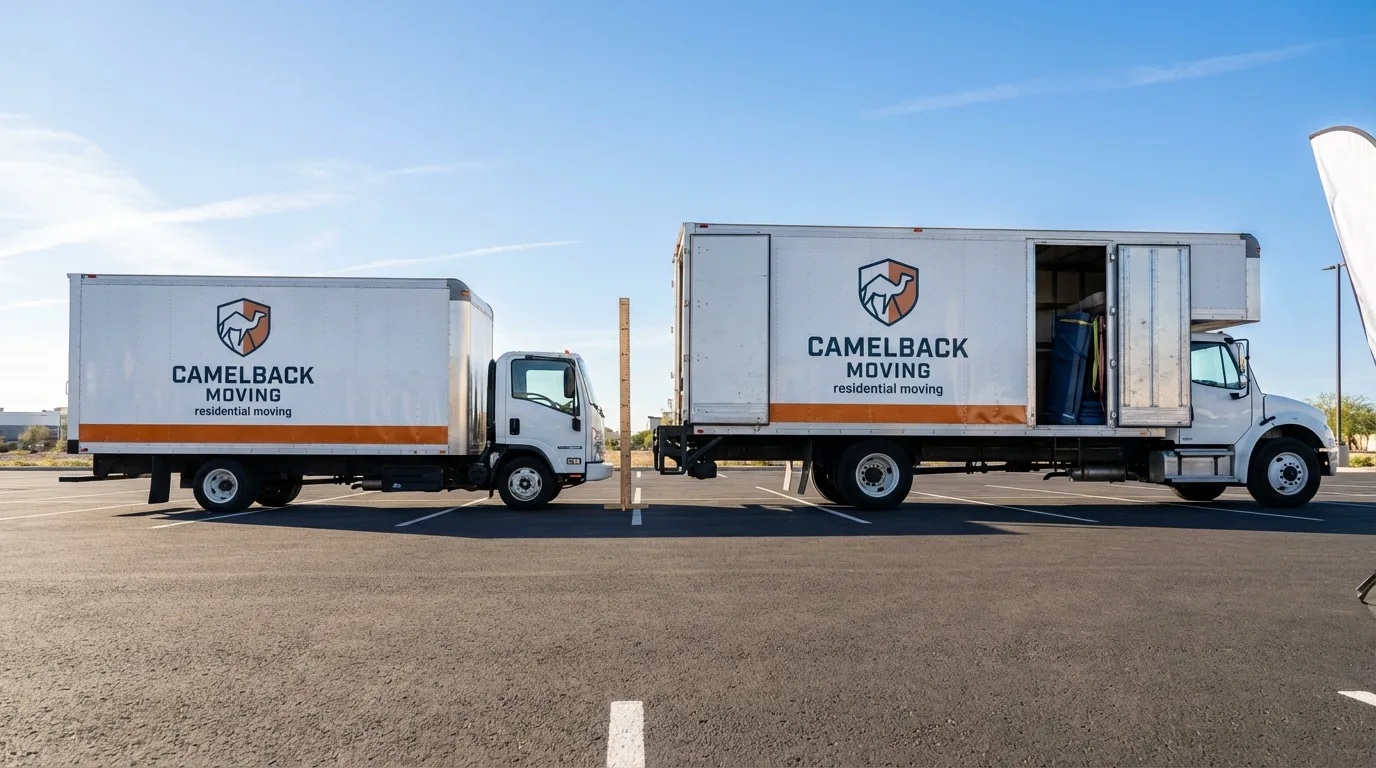 Moving truck size capacity guide in Davenport